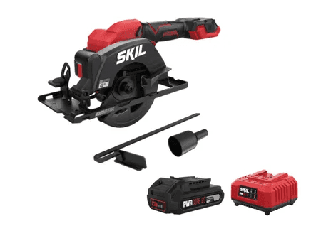 מיני מסור עגול יד אחת נטען 20V Brushless לחיתוך עץ אלומיניום וקרמיקה מתנה סוללה 2.0Ah + מטען SKIL
