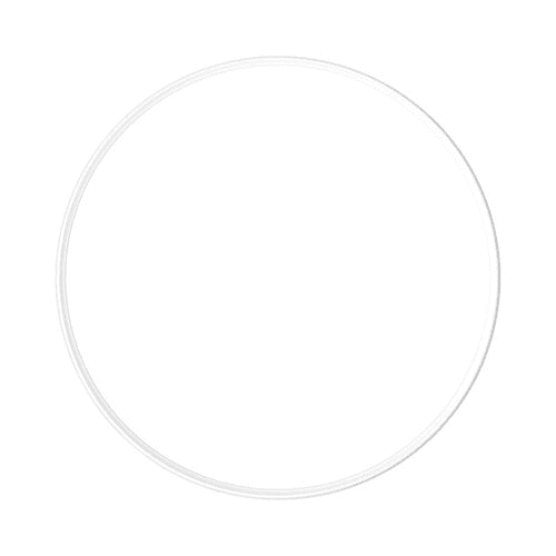 白色石膏板墙面板 CLOCK 70W 70CM 3CCT