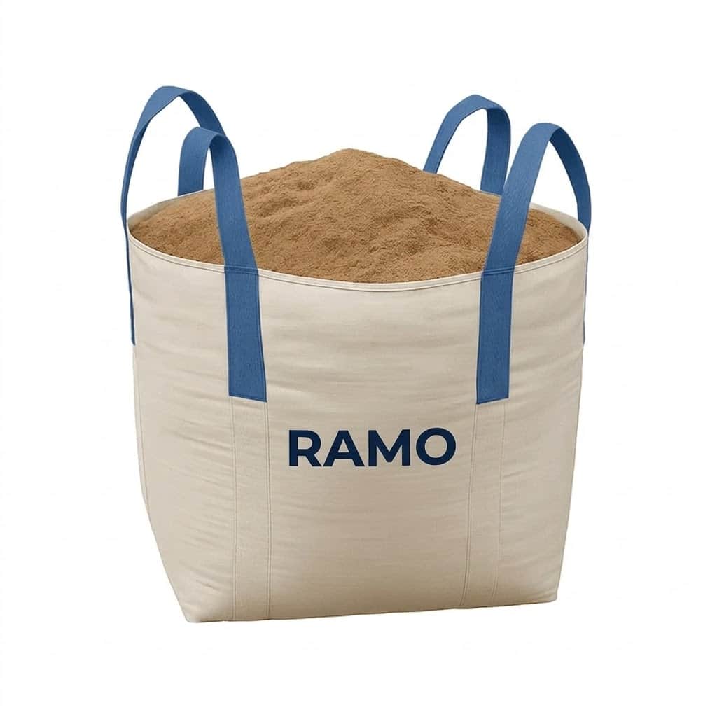 טיט יבש מוכן בבלה 500 ק"ג — תערובת לבנייה RAMO Heavy Duty