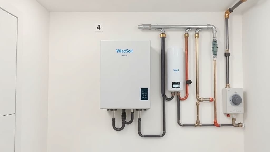 מחמם מים WiseSol של גולן – משאבת חום COP 4.10