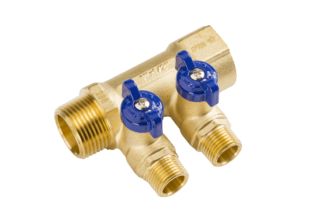 3/4" SP Divider with Tap - Blue or Red SP Industries