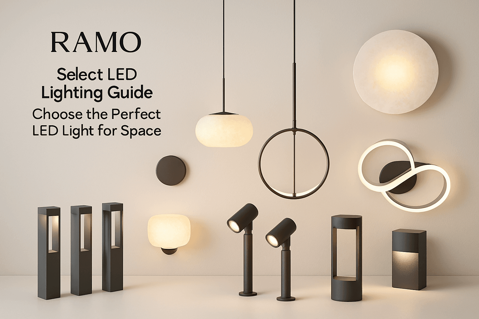 RAMO Select LED照明指南:为您的空间选择完美的LED灯 - RAMO产品指南