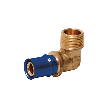 وصلة كوع متكاملة بالضغط (كوع خارجي) (1/2″–1″، مقاسات 16–32 مم) Golan Industries