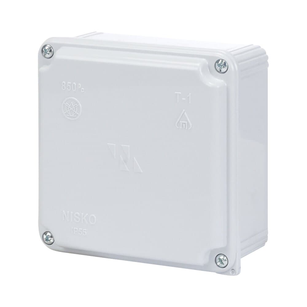 Smooth T-1 Junction Box 100x100x50 IP55 Nisko
