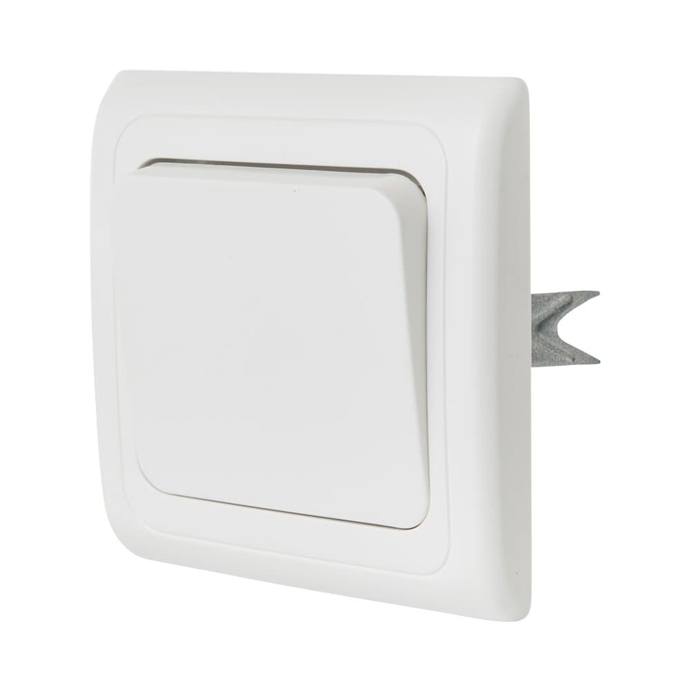 Sapir White Plaster-Depth Replacement Switch Nisko
