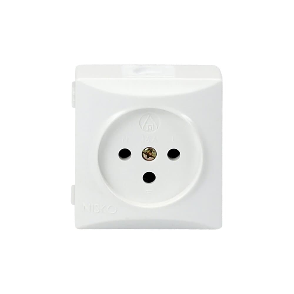 Compact Surface-Mounted Power Socket Box N-NB1 Nisko