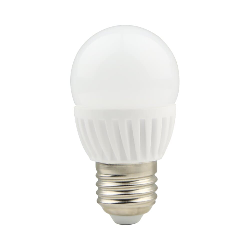 White Ceramic LED Bulb E27 9W Warm Light Nisko
