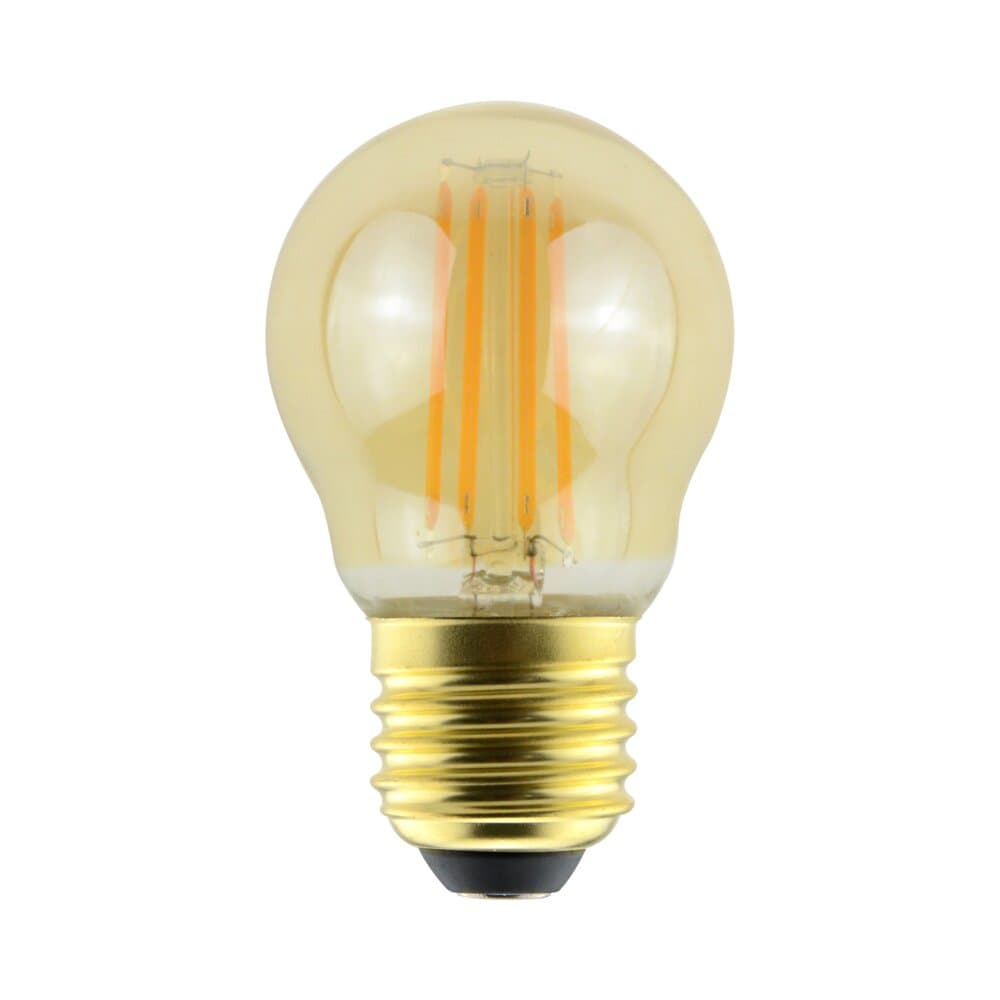 Champagne Amber Ball Bulb Dimmable E27 5W Warm Ambiance Light Nisko