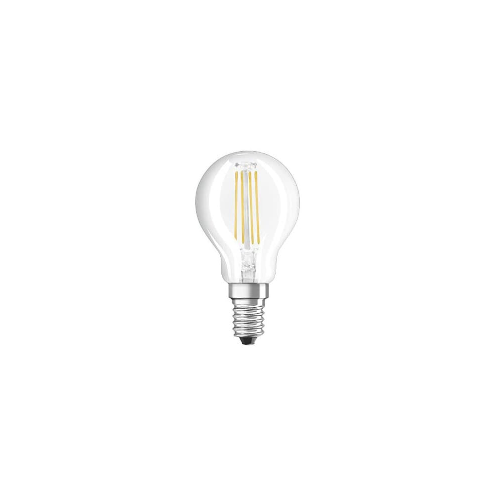 زوج مصابيح LED شفافة كروية أوسرام E14 4W ضوء دافئ Nisko