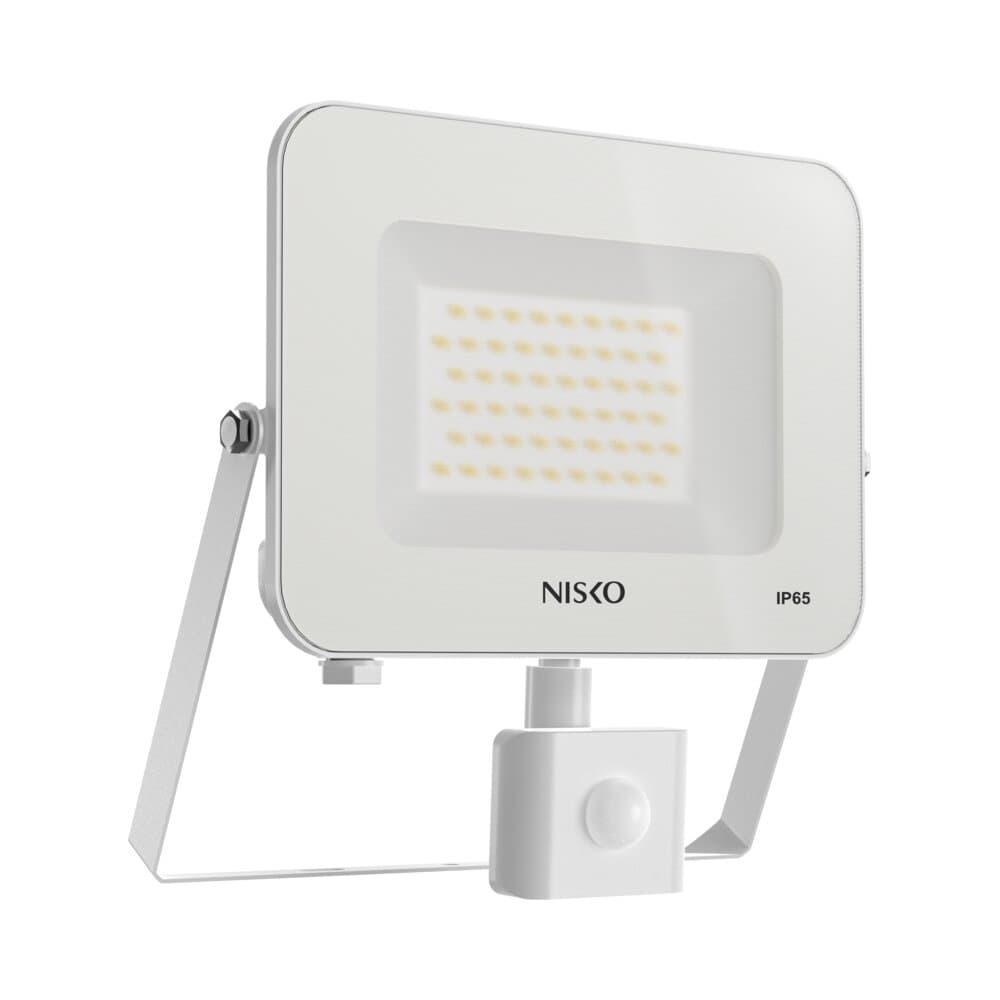 הצפה לבן EAGLE 50W IP65 אור קר עם חיישן Nisko