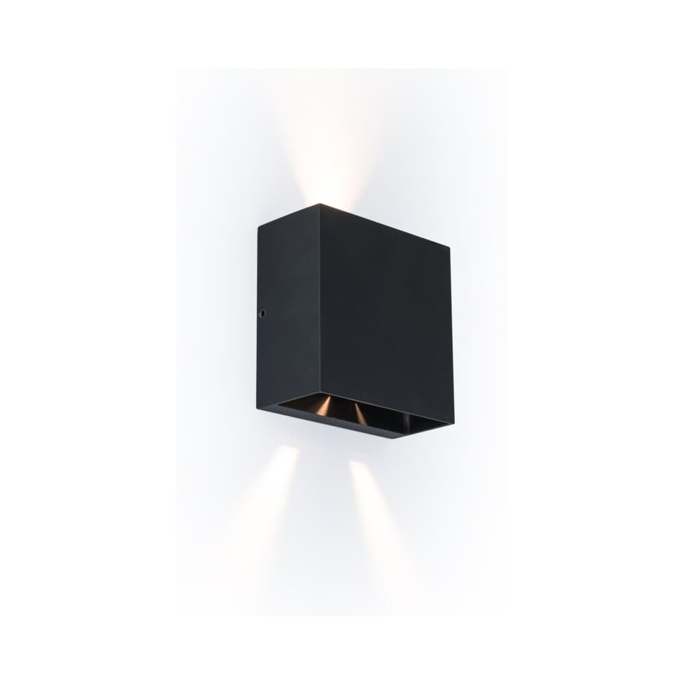 Настенный светильник тёмно-серый GEMINI-BEAM UPDOWN LUTEC 10W IP54 тёплый свет Nisko