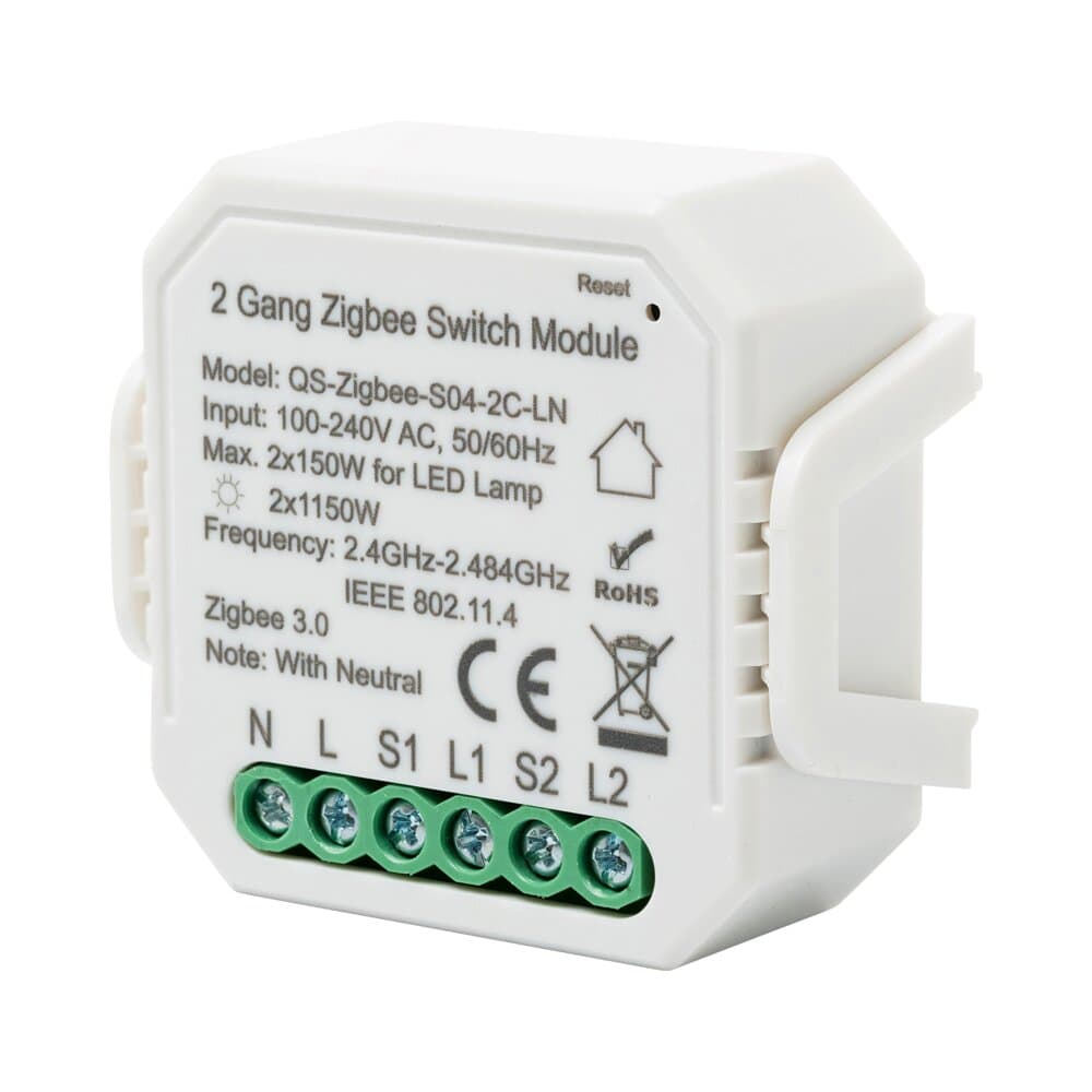 Скрытый умный модуль освещения и розетки ZIGBEE Nisko