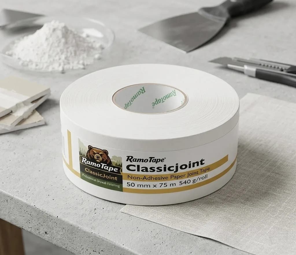 RamoTape ClassicJoint 纸带:石膏板强力连接的经典之选