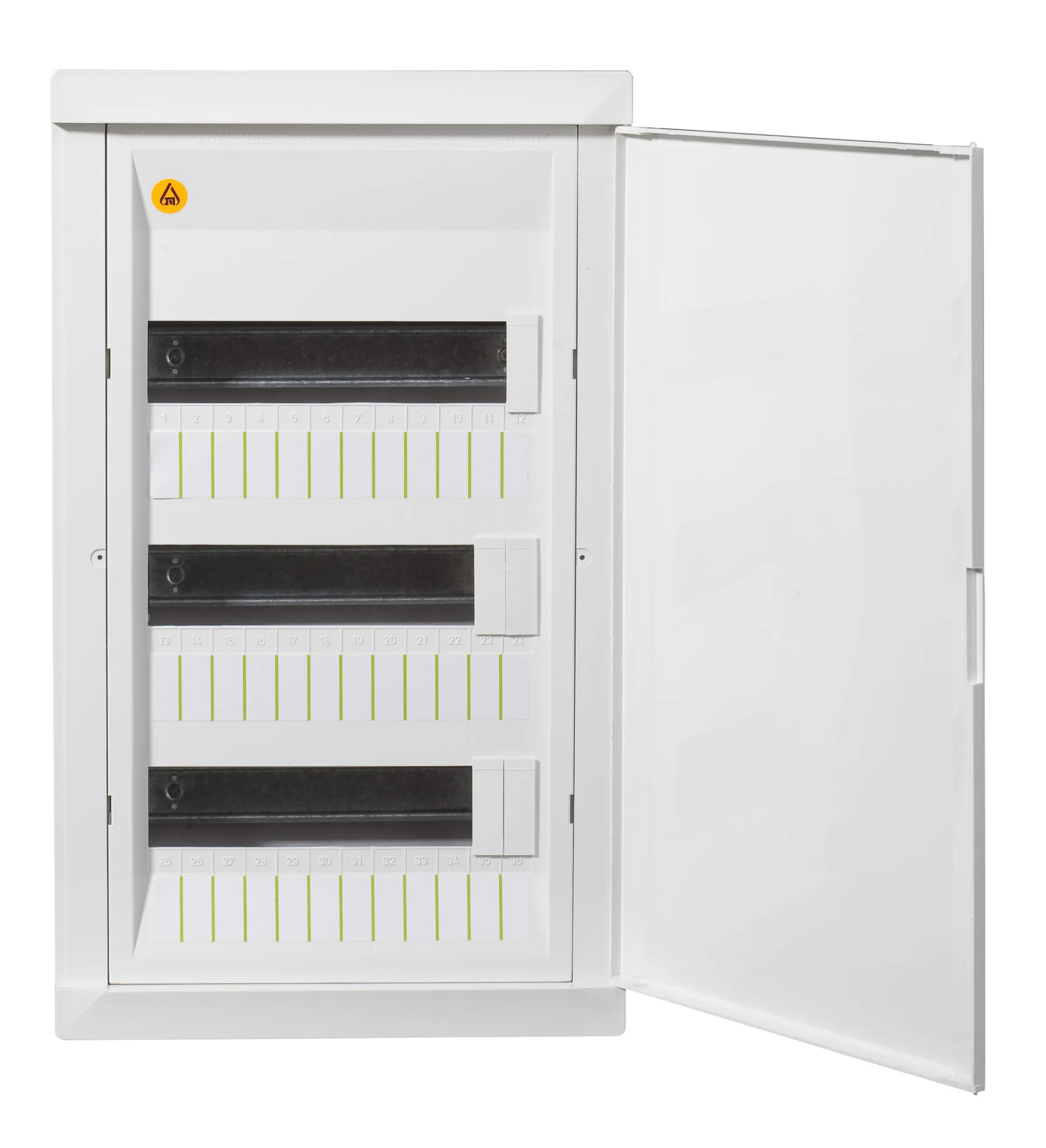 Ada Ada 36-Module Electrical Panel TH35 with White Door Adaplast
