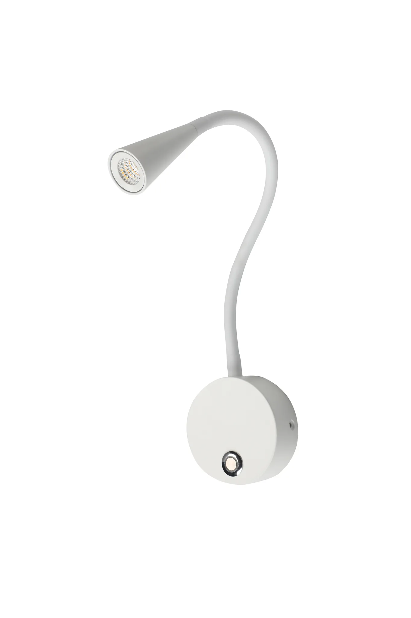 Clara – Wall-Mounted Reading Light with Touch Dimmer & Flexible Arm