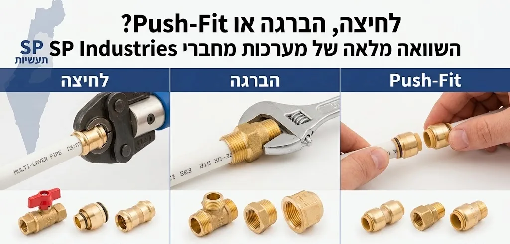 Crimp, threaded, or Push-Fit? A full comparison of SP Industries connector systems