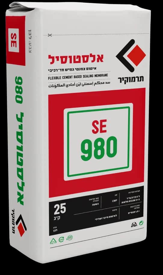 אלסטוסיל 980 SE - חומר איטום גמיש וחזק (25 ק"ג) Termokir
