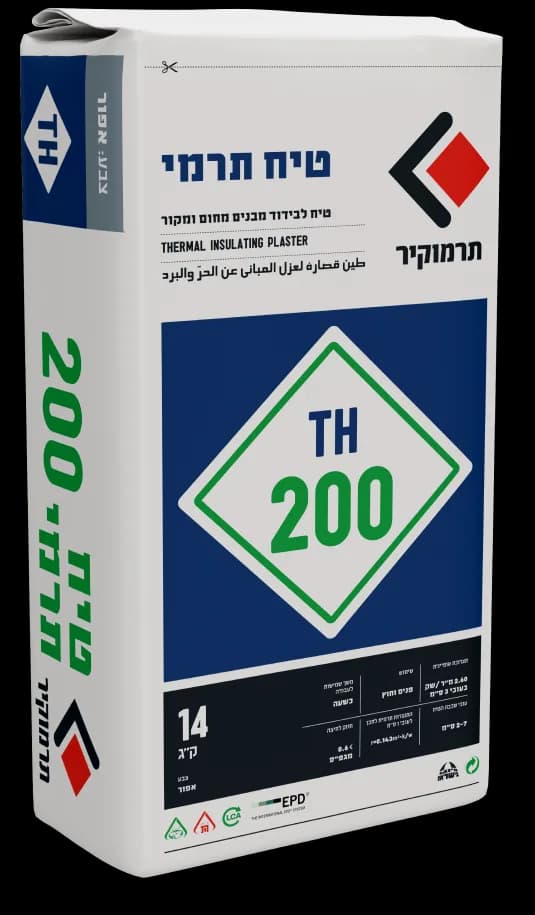 Thermokir TH 200 — Thermal Plaster for Insulating Buildings up to 5 Stories Termokir
