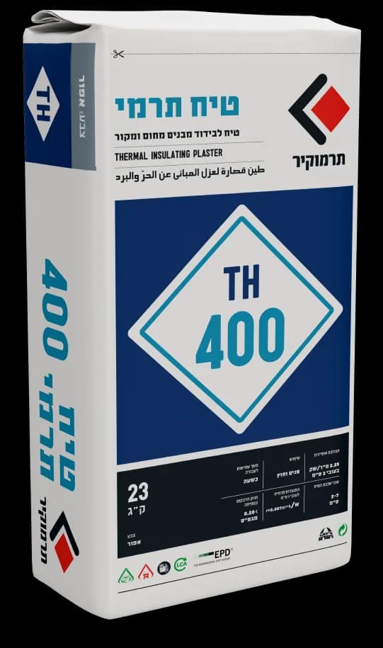 Thermokir TH 400 — Thermal Plaster for Building Insulation Termokir