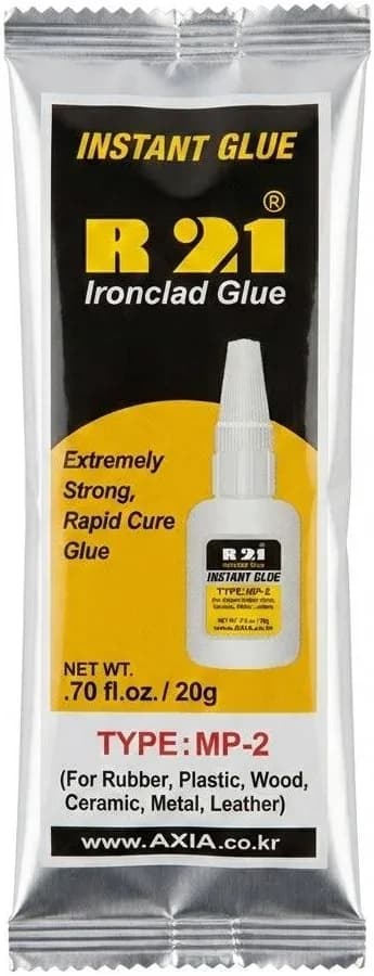 R21 Ironclad Glue MP-2 – دبق سريع احترافي (Super Glue) 20 جرام