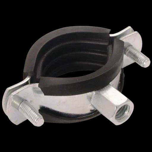 Metal Pipe Clamp with Rubber Lining 🔩 – Size Range 1/2"–8" (Pipe Clamp)