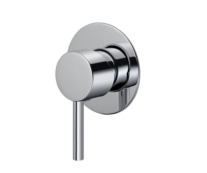 Gentle 3-Way Wall System with Long Handle Chrome Faucet Hamat
