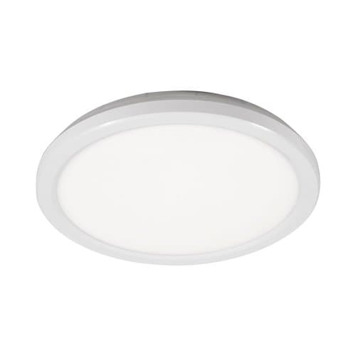 White Ceiling-Mounted TIMEUP 12W 23CM IP54 3CCT