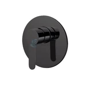 Complete 3-Way Concealed Diverter Set Hamat Clear 305383 203582 | Brushed Black GM