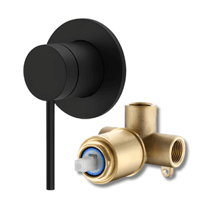3-Way Complete Diverter Set Ace Hamat 308281 + 208082 New Model | Matte Black OP