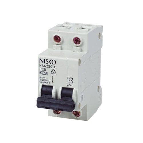 MCB NS 2P 6KA מאז — 10A · 16A · 20A