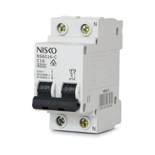 MCB NS 1P+N 6KA מאז — 10A · 16A · 20A · 32A