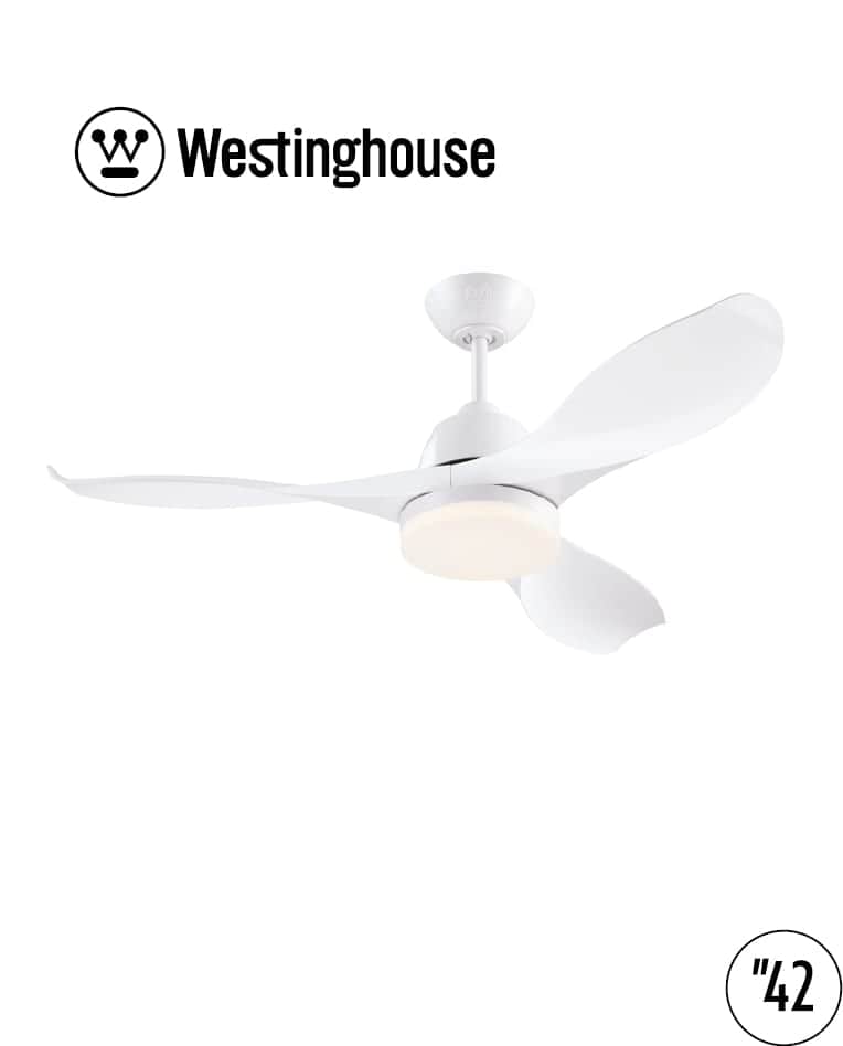 מאוורר תקרה 42" Westinghouse וסטינגהאוז אריקה ERICA כולל שלט + תאורה 28W LED