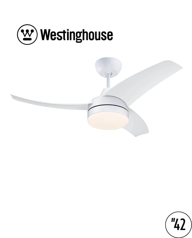מאוורר תקרה 42" LONGWOOD לונגווד WESTINGHOUSE — לבן מט