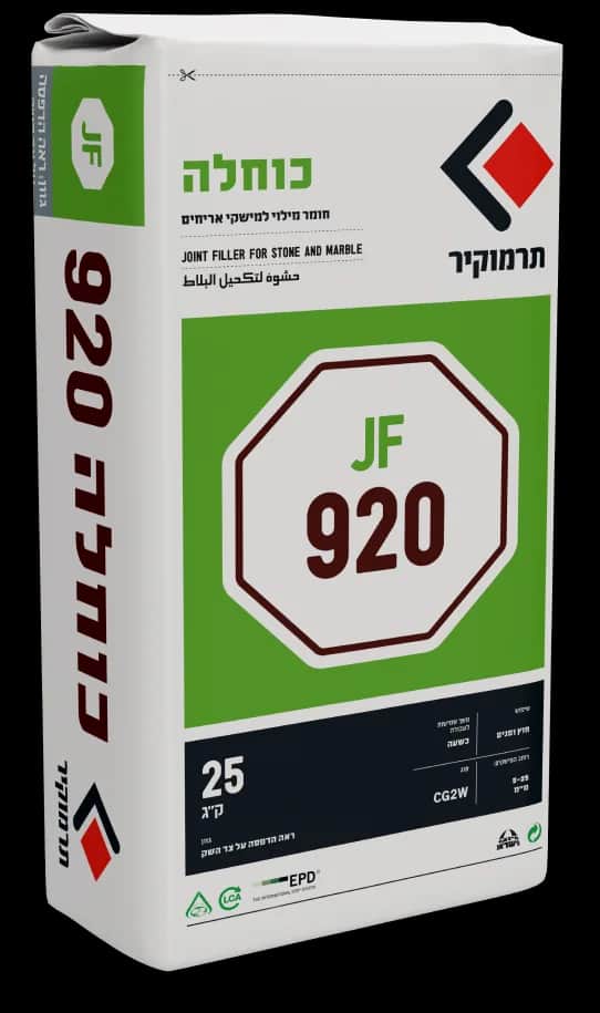 תרמוקיר JF 920 כוחלה — מילוי מישקים 5–25 מ״מ שק 25 ק״ג
