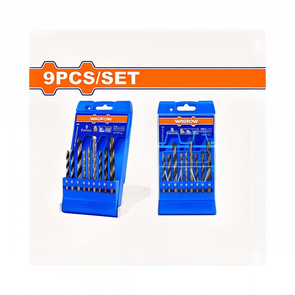 Assorted Drill Bits Set – Drilling in Concrete, Steel, and Wood