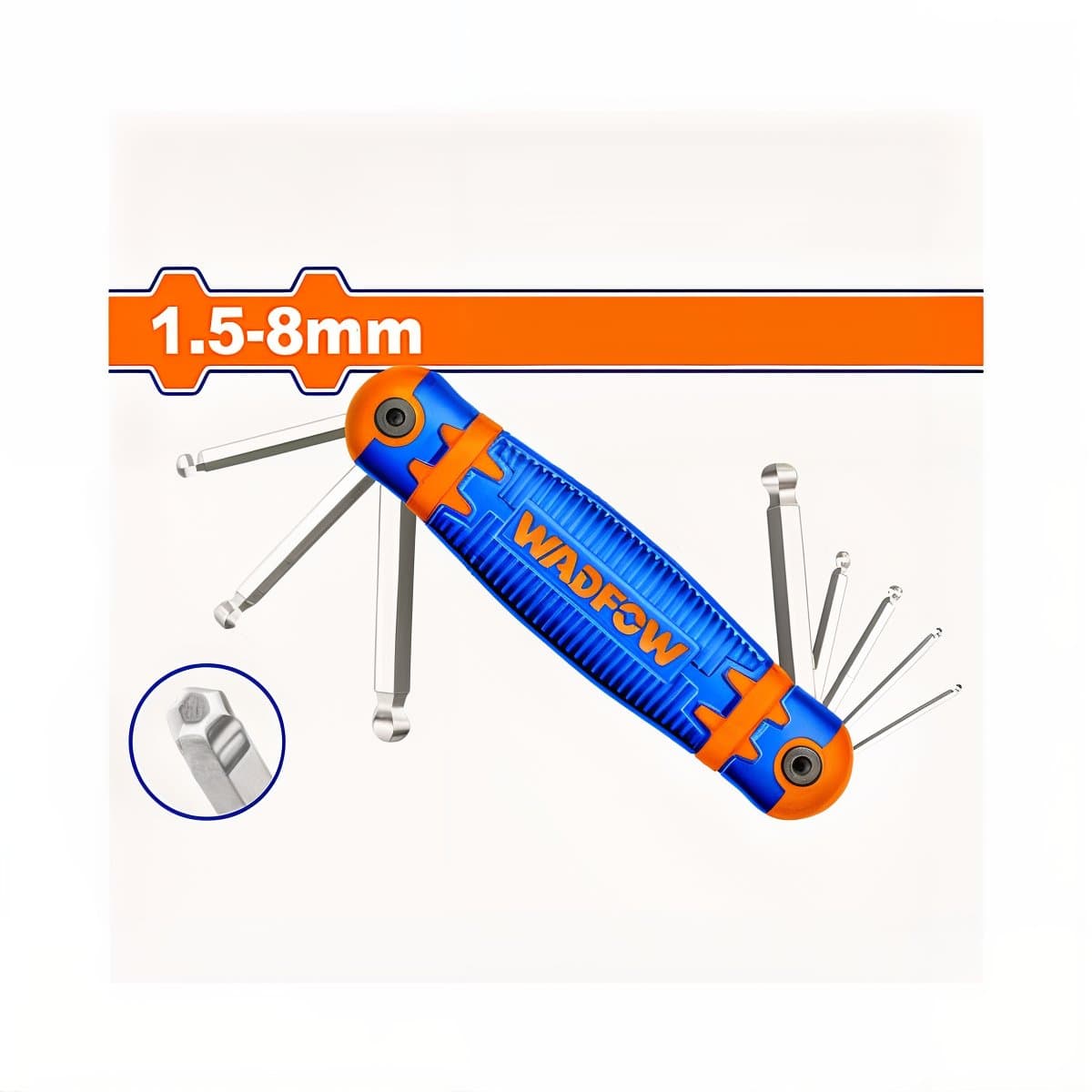 Ball End Allen Wrench Set – Sizes 1.5-8mm