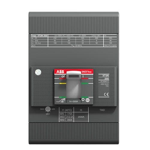 מפסק 36kA 4P In 250A XT3N הגנה TMD