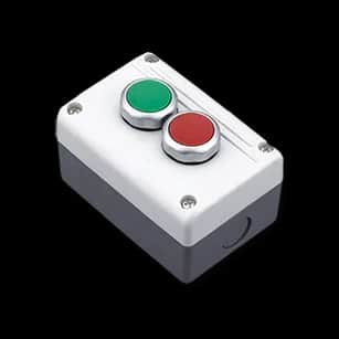 CHNT кнопка чёрный белый IP54