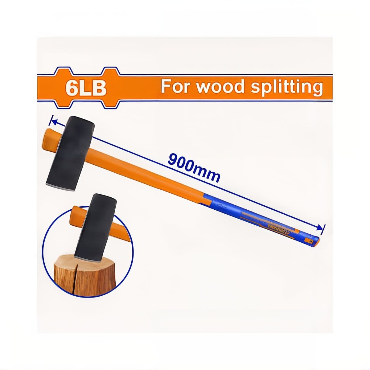 3000g Fiberglass Splitting Axe – Strength and Durability