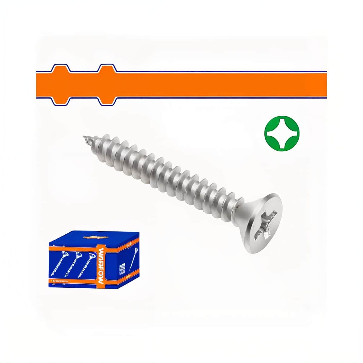 WADFOW Galvanized Chipboard Screw โ High Durability and Ease of Use