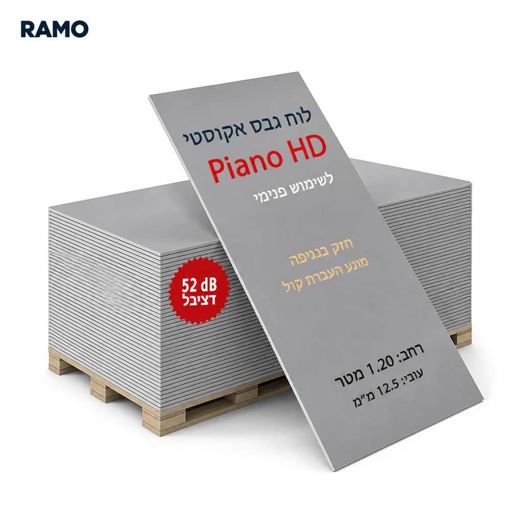 לוח גבס אקוסטי Piano HD | Knauf - אורבונד | קנאוף ישראל