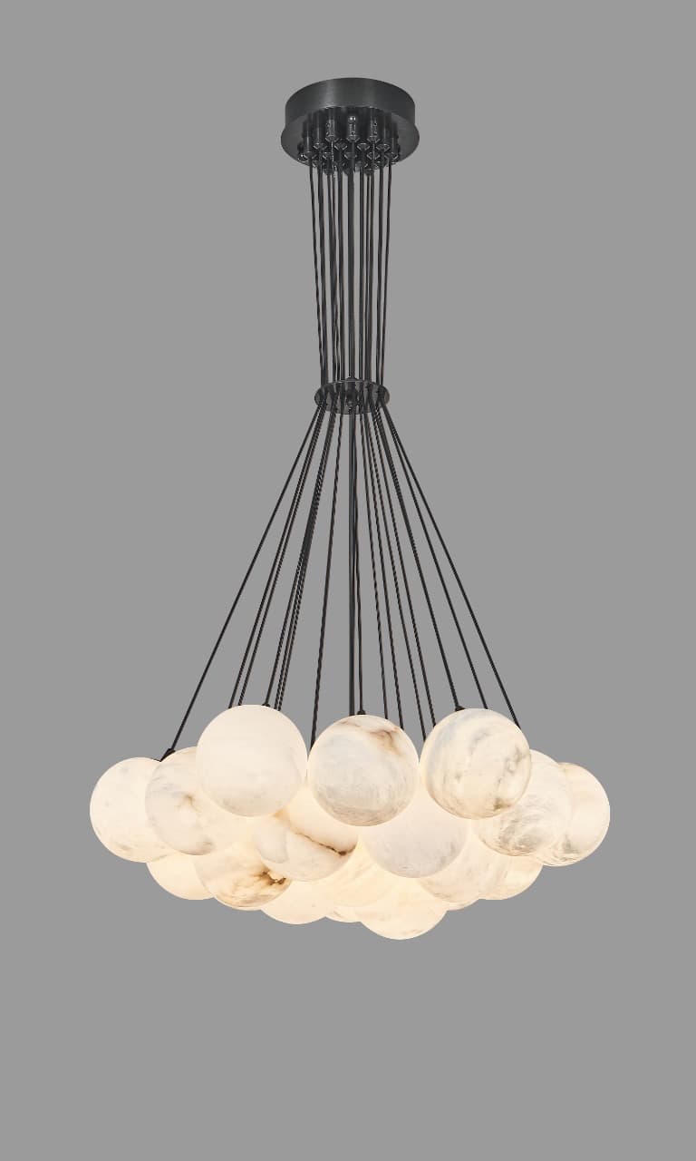 Lumen – Natural Alabaster Pendant Light