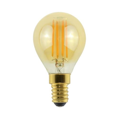 Amber Globe Dimmable E14 5W Warm Atmosphere LED Bulb Nisko