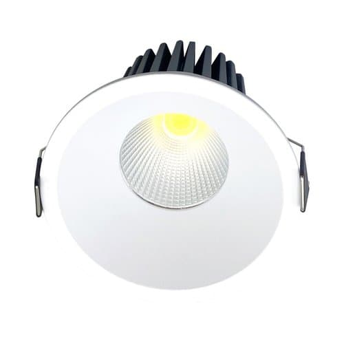 Recessed Ceiling Light White ANNA 30W 105mm IP44 3CCT Nisko