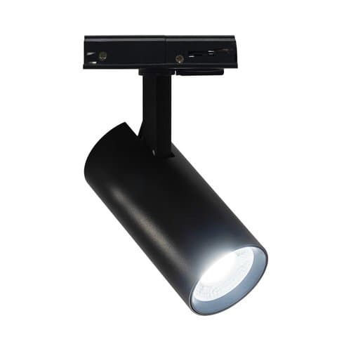 ספוט שחור לפס צבירה חד פאזי MIKA 12W 3CCT Nisko