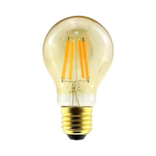 Classic Amber Dimmable E27 8W Bulb - Warm Ambiance Lighting Nisko