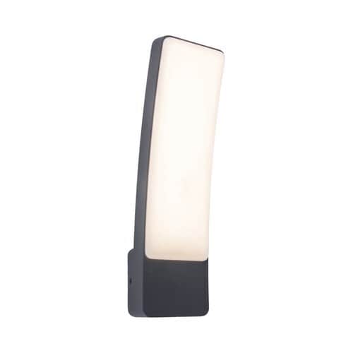 Wall or Ceiling Mounted Dark Gray KIRA LUTEC 18W IP54 Warm Light Nisko