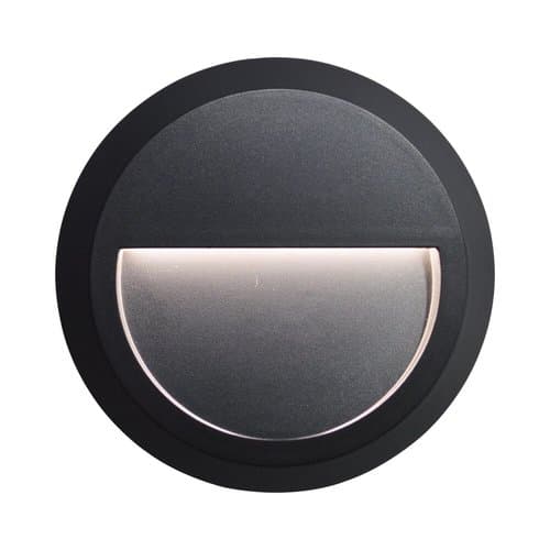 وحدة جدارية سوداء LOTUS-R 2W IP65 3CCT Nisko