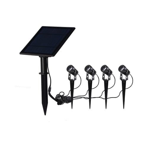 SPILO Solar Spike IP65 4x10W Warm Light Nisko