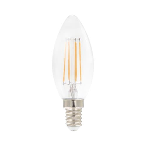 Transparent Candle Bulb E14 5W Warm Ambiance Light Nisko